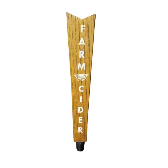 Farm Cider Brewery Wooden Beer Tap Handle | Man Cave / She Shed Bar Decor - Picture 1 of 8